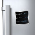 Habitable Worlds Observatory Logo Magnet — Refrigerator Magnet