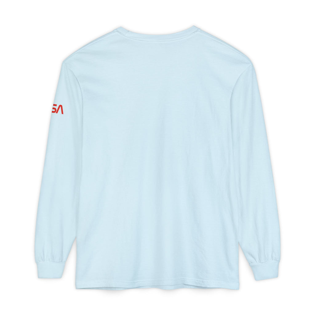 Habitable Worlds Observatory Long Sleeve Tee — NASA Sleeve Logo