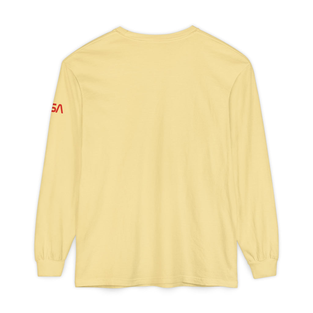 Habitable Worlds Observatory Long Sleeve Tee — NASA Sleeve Logo