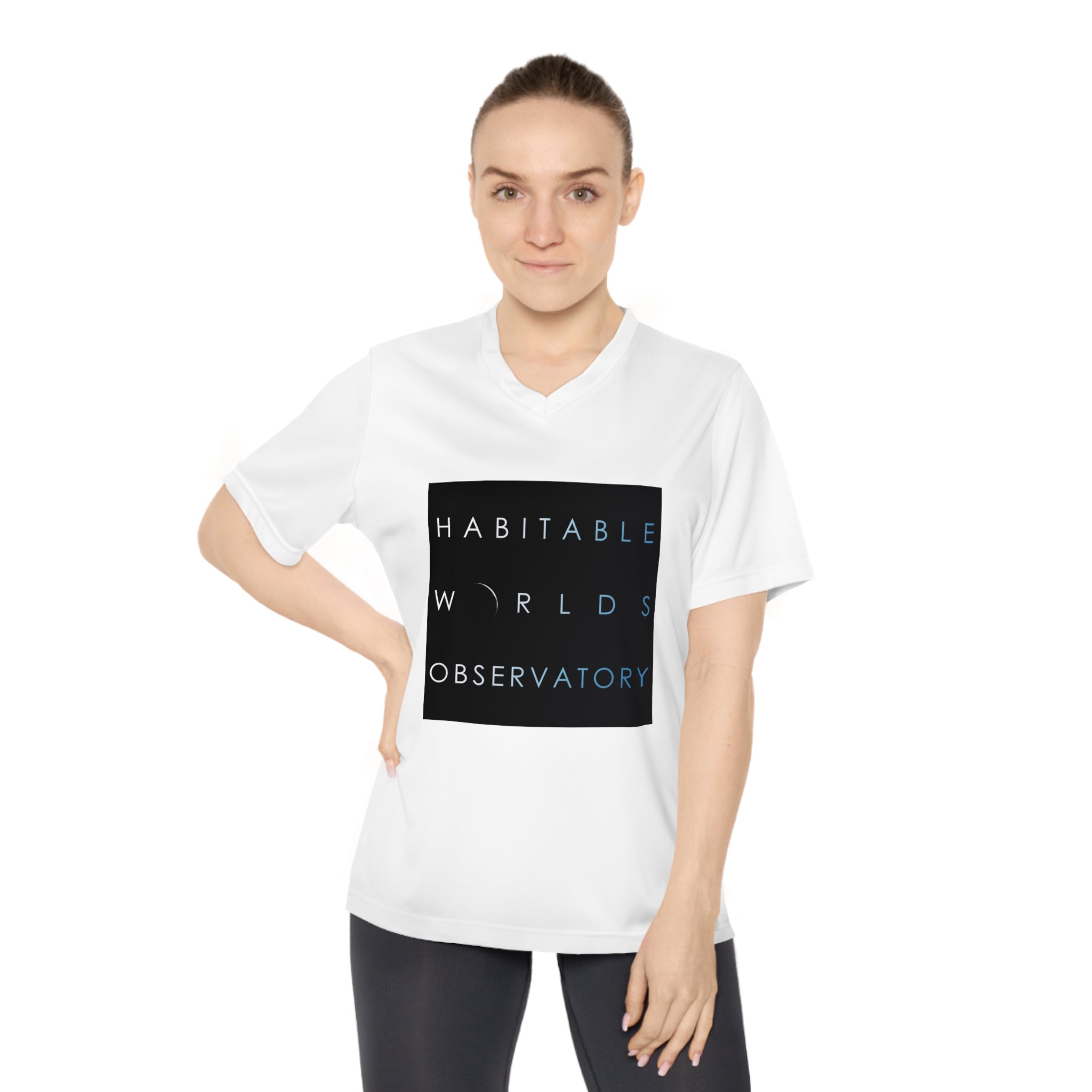 Habitable Worlds Observatory V‑Neck T-Shirt