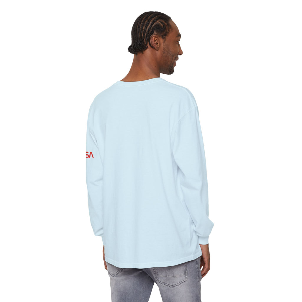 Habitable Worlds Observatory Long Sleeve Tee — NASA Sleeve Logo
