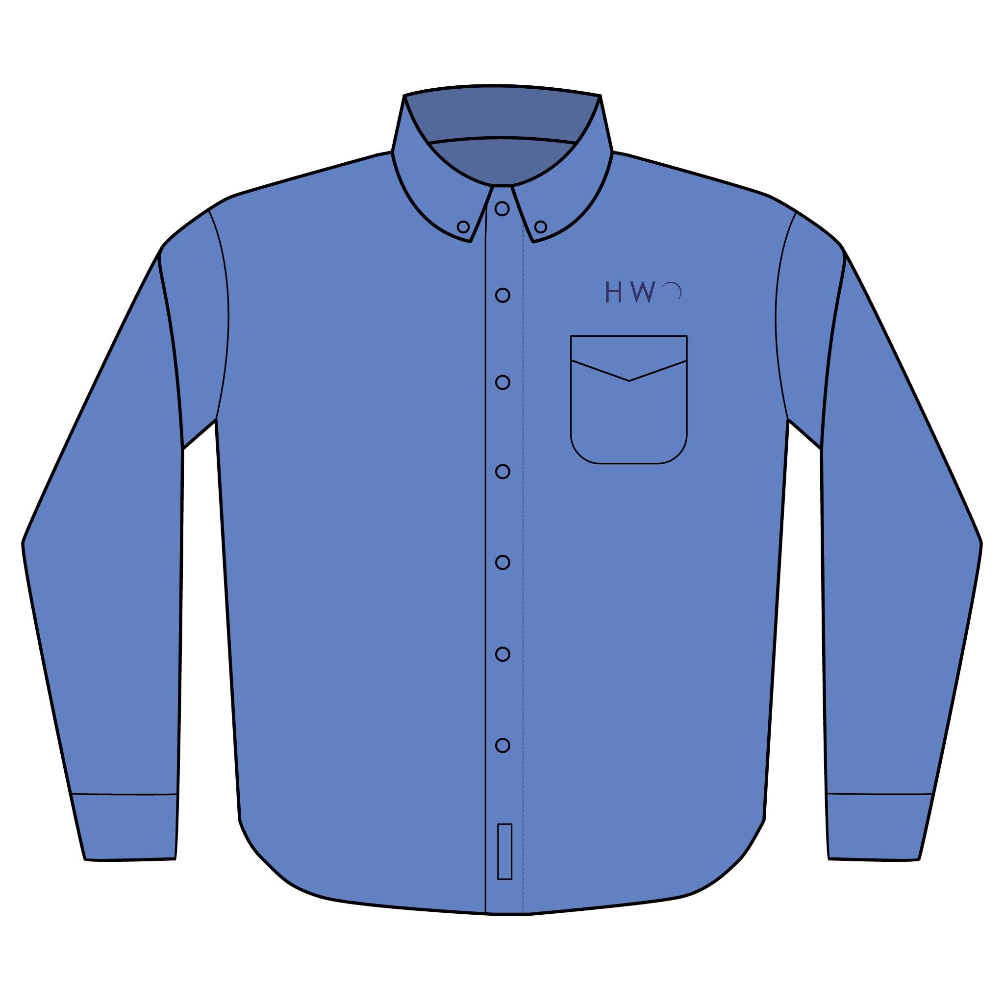 Office Shirt - Classic HWO Embroidered