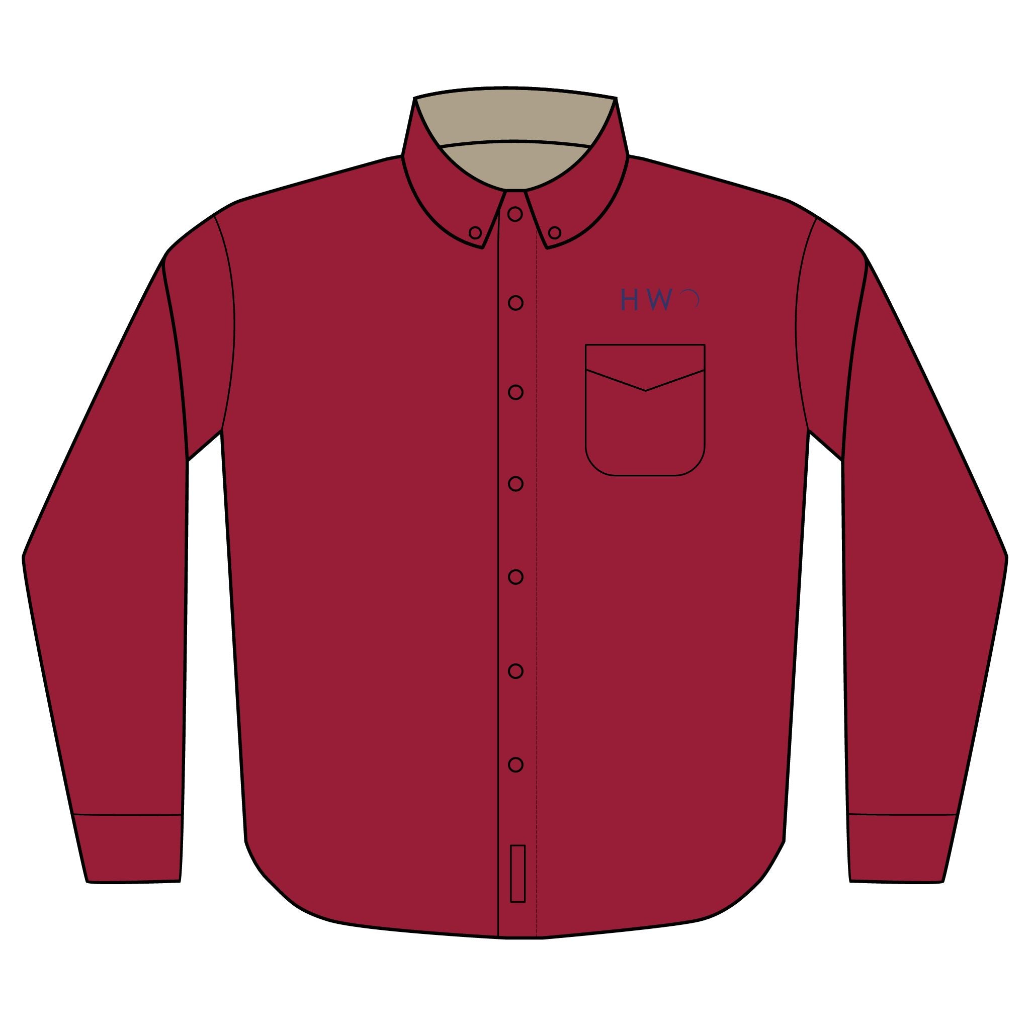 Office Shirt - Classic HWO Embroidered