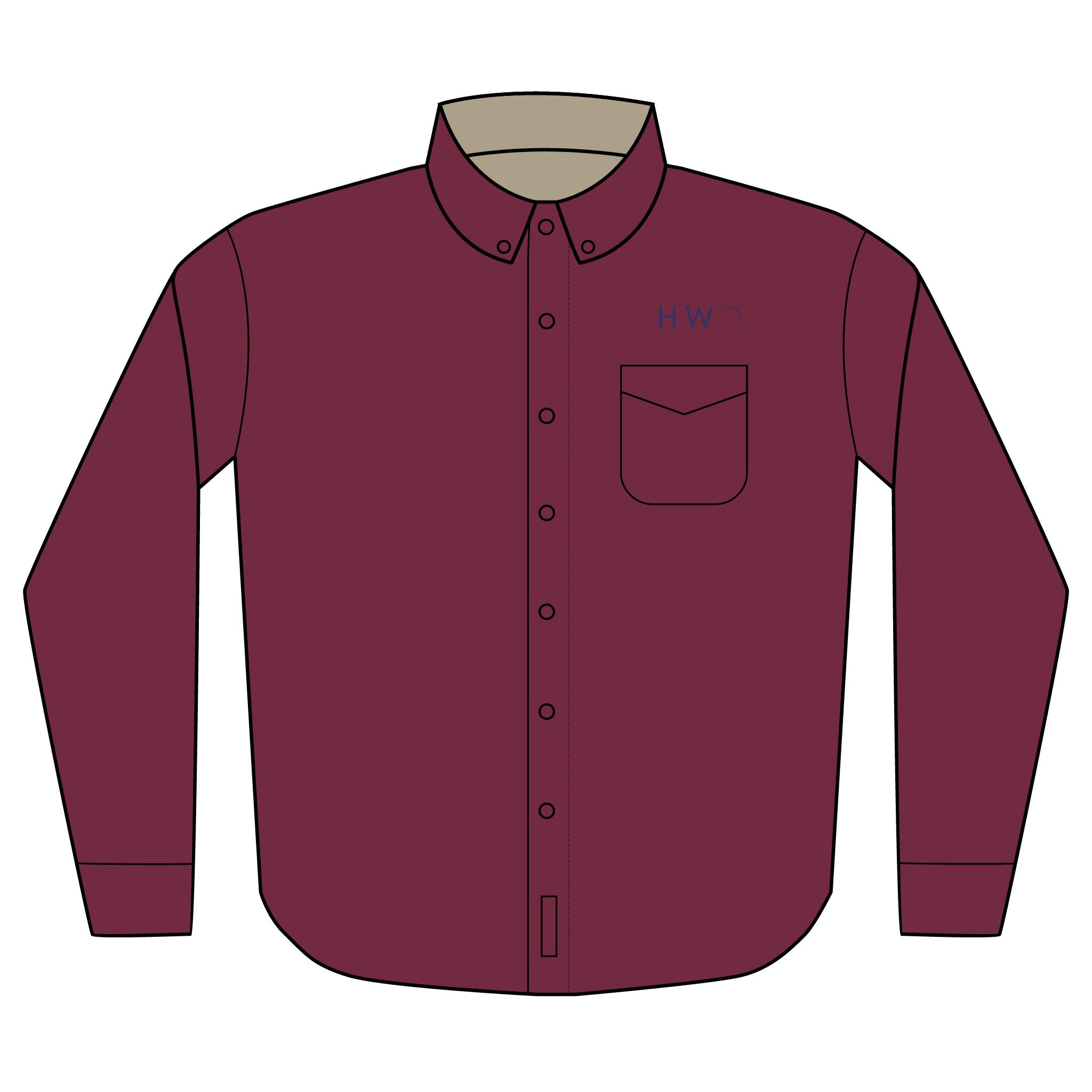 Office Shirt - Classic HWO Embroidered