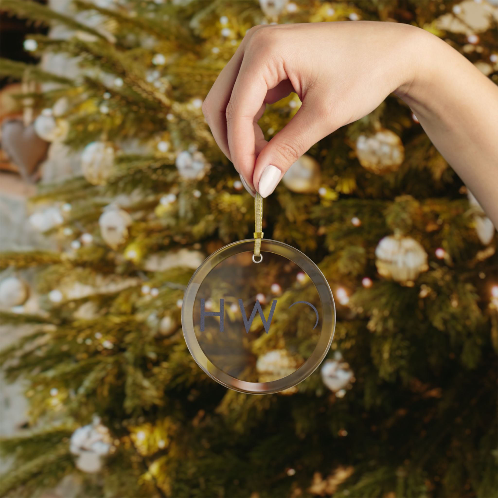 HWO Glass Ornaments for Holiday Decor