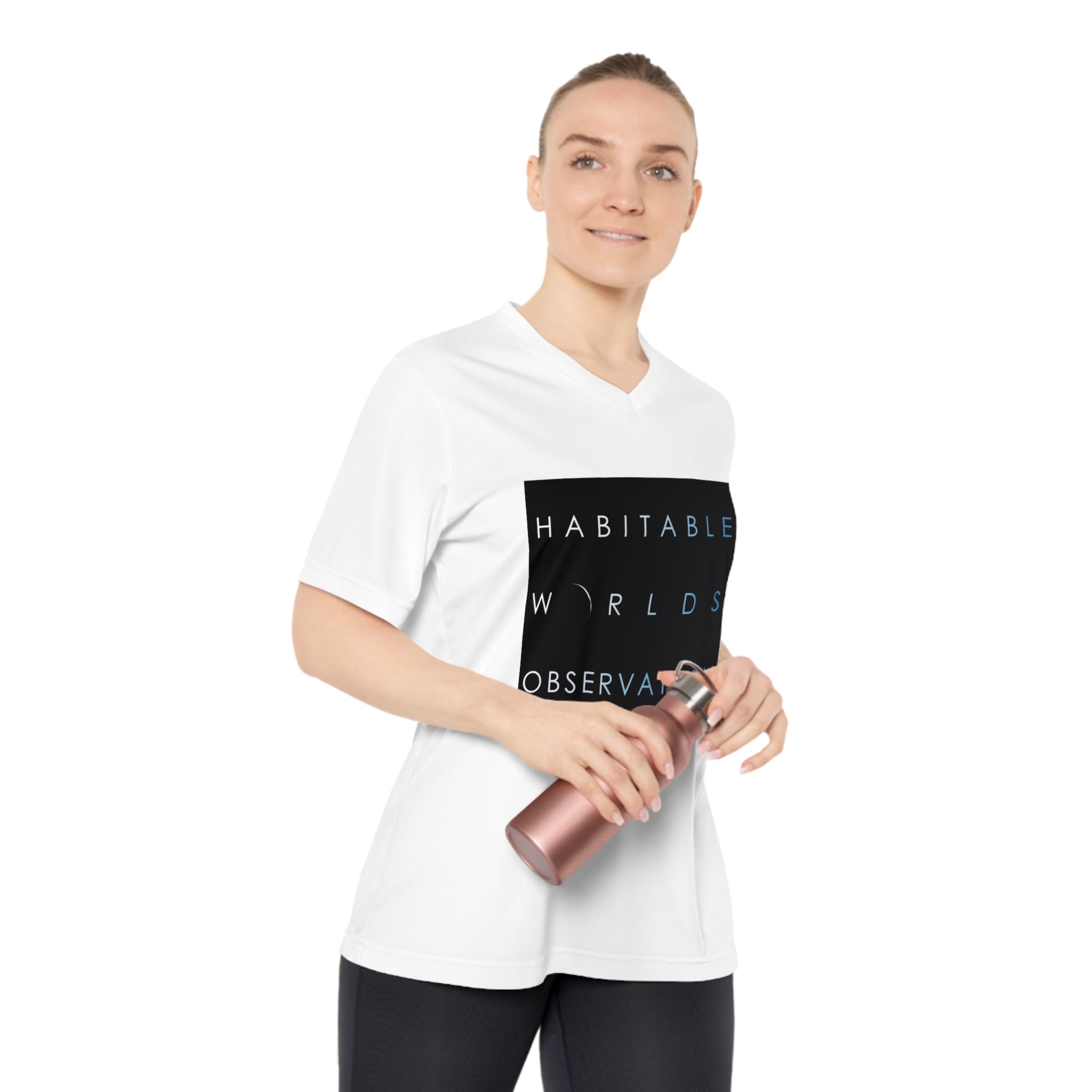 Habitable Worlds Observatory V‑Neck T-Shirt